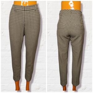 SEDUCTIVE Allison checkered cuffed trousers size 4